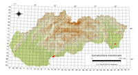 Somatochlora metallica meridionalis - výskyt na Slovensku